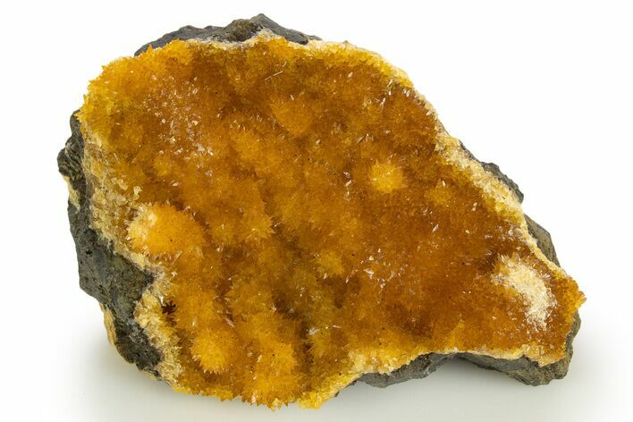 Intense Orange Calcite Crystal Cluster - Poland #331942